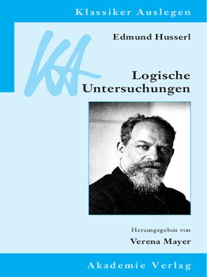 cover image of Edmund Husserl